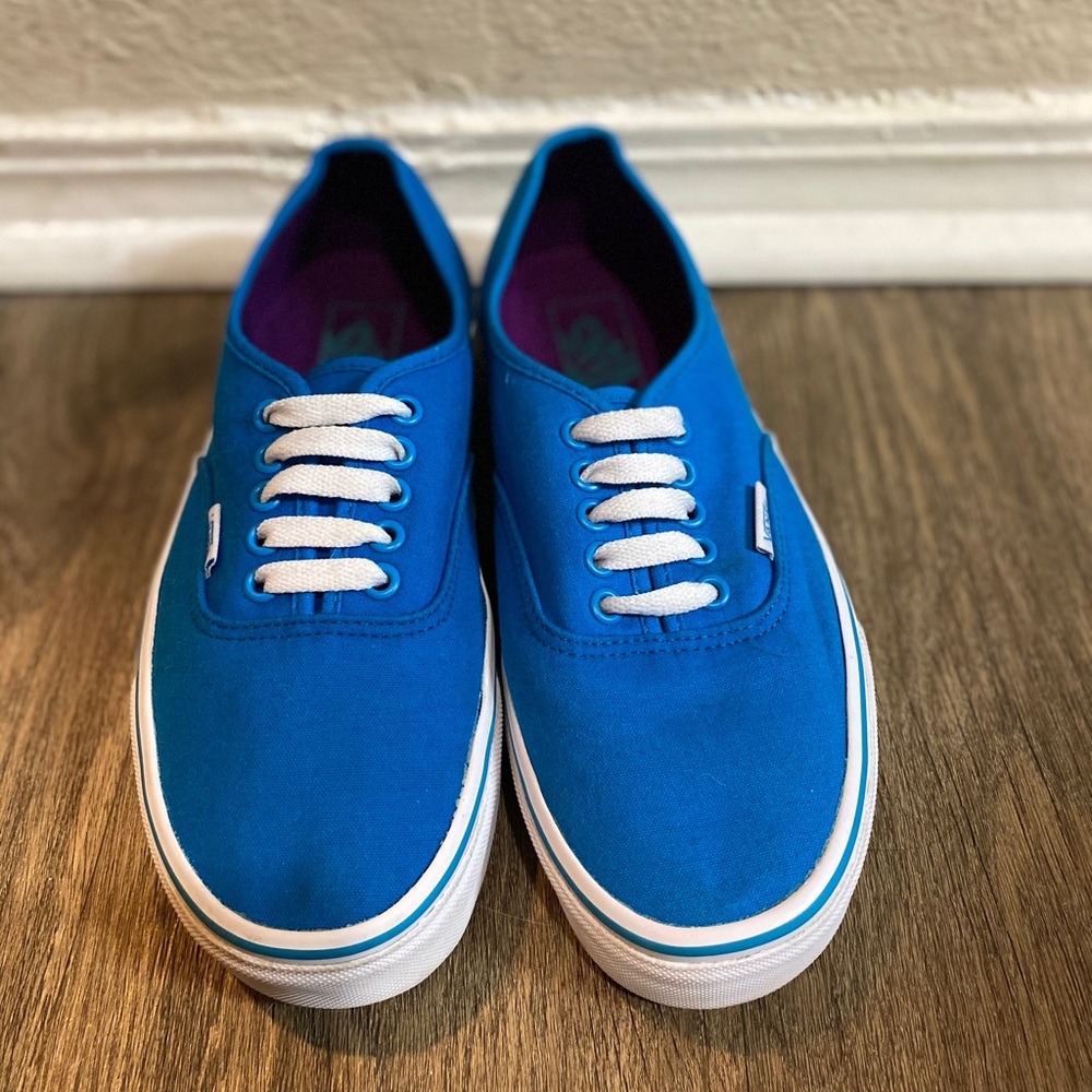 Blue Vans Authentic Size 9.5